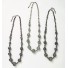 Long Necklace - Faceted beads spheres.