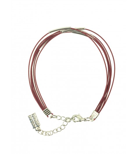 Bracelet - Multi cordons avec perles tube.