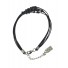 Bracelet - Multi cordons avec perles à facettes.