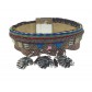 Bracelet - Thin multi rows with indian heads charms.