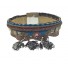 Bracelet - Thin multi rows with indian heads charms.