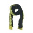 Scarf - Dotted pattern with lace style knitted edge.