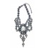 Collier - Style baroque avec perles à facettes.