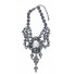 Necklace - Baroque style with rhinestones decoration.