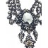 Collier - Style baroque avec perles à facettes.