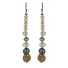 Earrings - Various faceted beads drops.