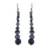 Earrings - Various faceted beads drops.