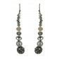 Earrings - Various faceted beads drops.