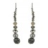 Earrings - Various faceted beads drops.