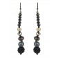 Earrings - Various faceted beads drops.