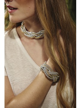 Bracelet - Braided laces.