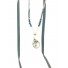 Collier Long - Lien cuir avec perle et perles