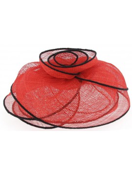 Chapeau rond en forme de rose