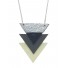 Collier - Triangles superposés.