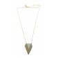 Necklace - Shaded triangles charm.