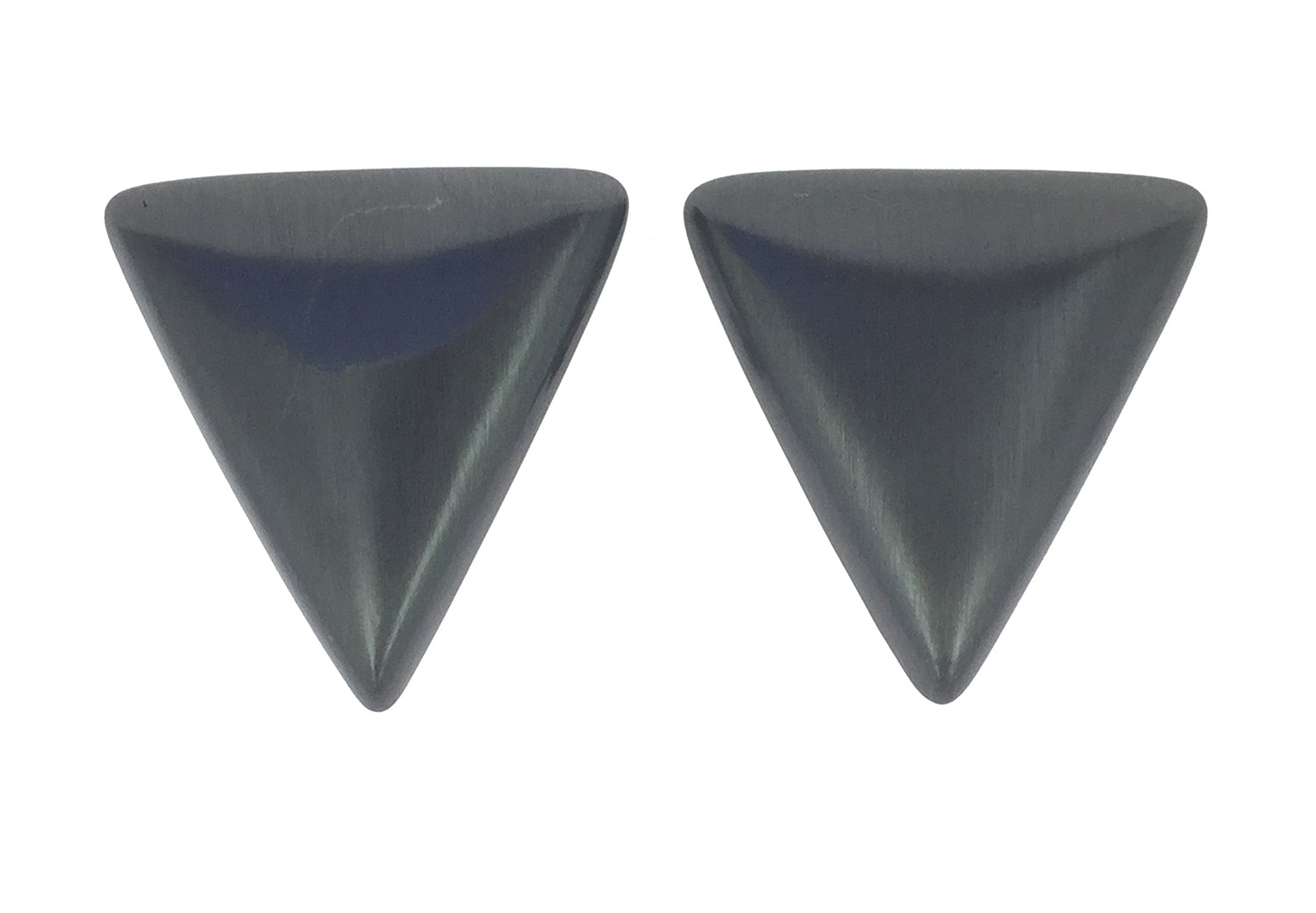 Boucles d'oreilles - Triangle métallique.