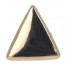 Bague  - Triangle métallique.
