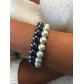 Bracelet - Full round plain color beads.
