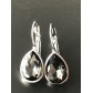 Earrings - Rhinestone drop charm.