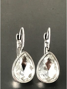 Boucles d'oreilles - Gouttes strass.