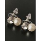 Boucles d'oreilles - Strass rond.