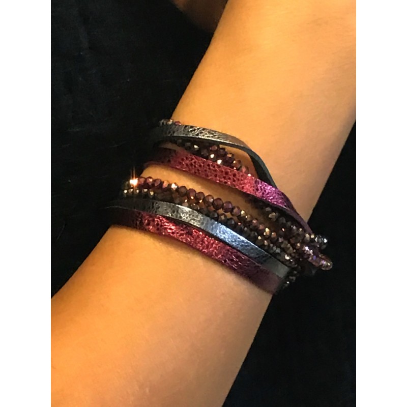 Swarovski double deals loop bracelet