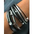 Bracelet aimant - Double tour multirangs perles boules/strass