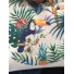 Maro pochette tissu avec cercle avec toucans/jungle