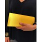 Clutch bag - Plain color satin look.
