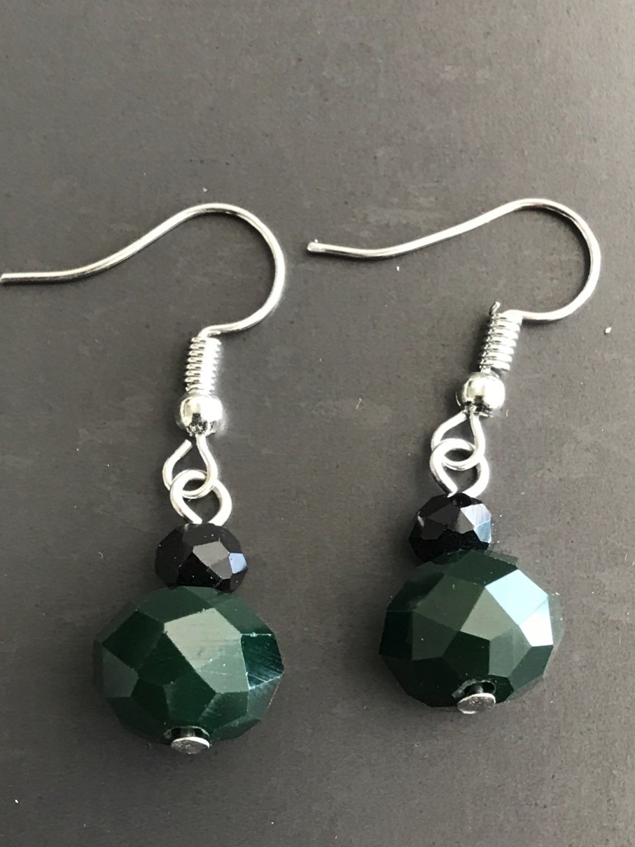 Boucles d'oreilles - Perles à facettes