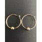 Earrings - Hoops with ball