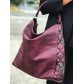 Hobo Bag - Padded look with rivets and rhinestones.