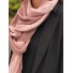 Scarf - two-tone scarf in fine knit.