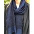 Scarf - two-tone scarf in fine knit.