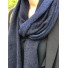 Scarf - two-tone scarf in fine knit.