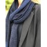 Scarf - two-tone scarf in fine knit.