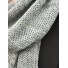 Scarf - two-tone scarf in fine knit.