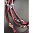 Collier - Velours multirangs avec perles facettes