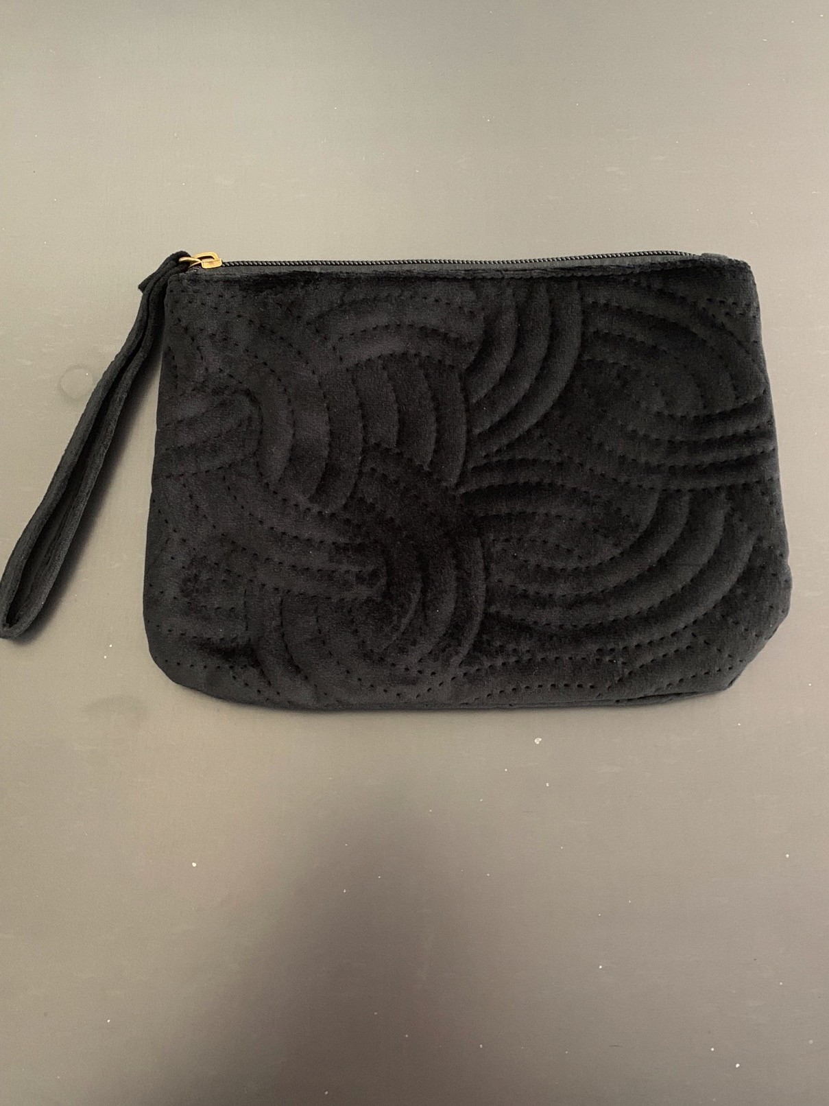 Pochette - Unie style velours.