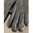 Gants cuir avec ligne strass