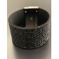 Bracelet - Tout strass avec fermoir rotatif