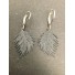 Boucles d'oreilles - Plume mat.