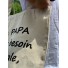 Sac porté épaule tote bag "mon papa n'a pas besoin de Google"