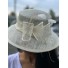 Chapeau sisal cloche plumes