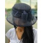 Chapeau sisal cloche plumes