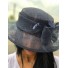 Chapeau sisal cloche plumes