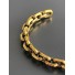 Bracelet - Jonc ouvert style chaine en métal rigide