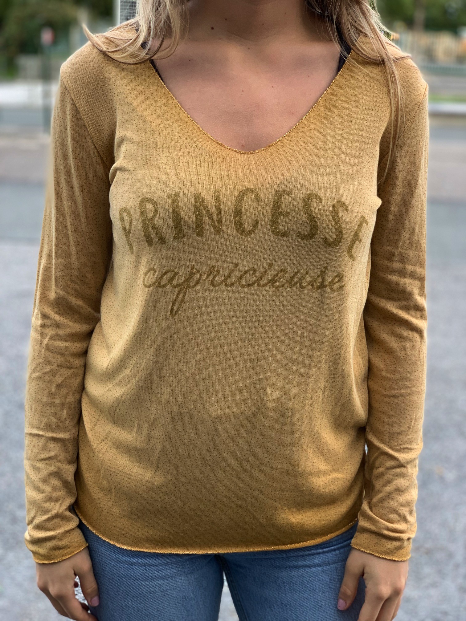 Tshirt manches longues brillant Princesse capricieuse