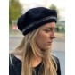 Beret laine galon fantaisie