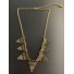 Collier - Triangles façon plumes oiseaux en strass